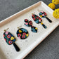drop full textured dangle | peppercorn floral