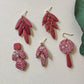 drop painted dangle | desert rose