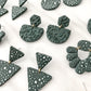 tri spotted dangle earrings | juniper